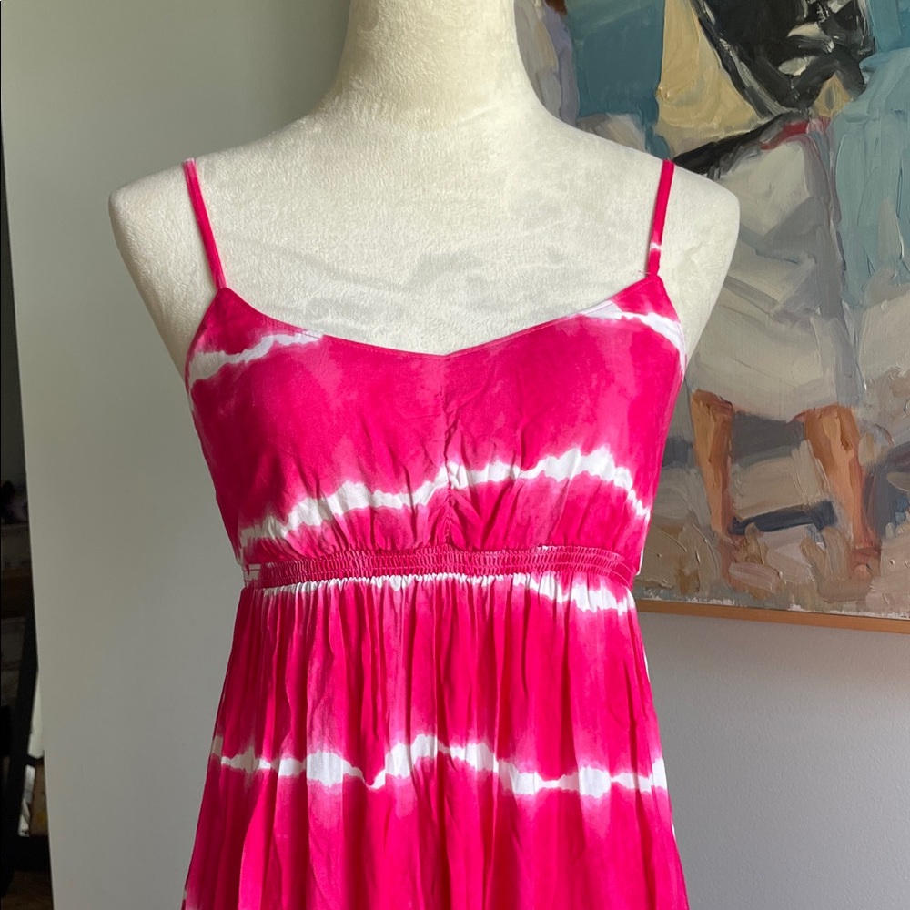 Aeropostale Pink Sleeveless Sundress Maxi